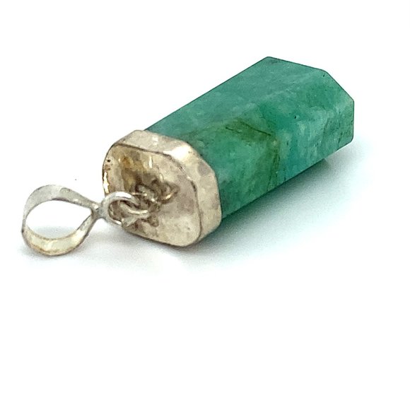 Amazonite 32.50ct Solid Sterling Silver Pendant - Picture 4 of 7